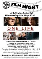 Rotary Film Night at Sullington Hall, Thakeham Rd, Storrington, Nr Pulborough, West Sussex, RH20 3PP